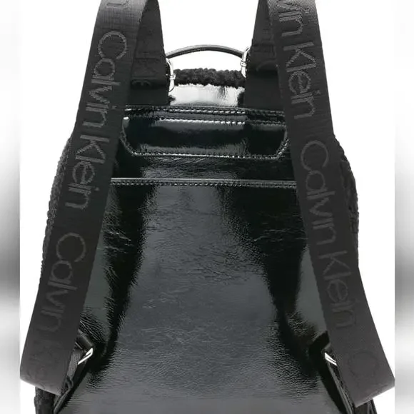 NWT $188 Calvin Klein Estelle Backpack black